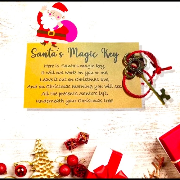 Santas magic key. 
Beautiful bronze key 2” long - Picture 1 of 6
